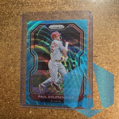 2021 Panini Prizm Teal Wave Prizm #47 Paul Goldschmidt St. Louis